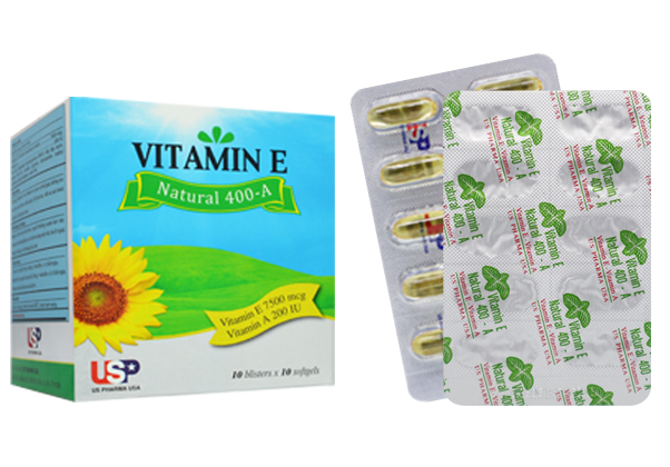 Thực phẩm bảo vệ sức khoẻ Vitamin E natural 400-A